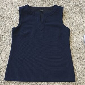 Talbots Navy Sleeveless Tank Top